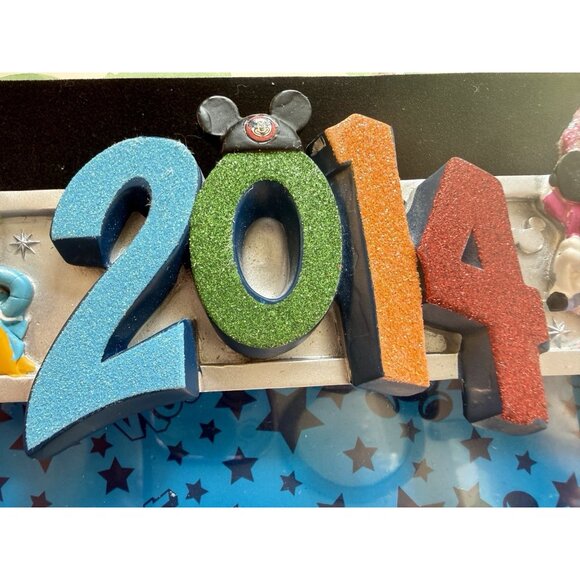 Walt Disney World 2014 Glitter Photo Frame-Sorcerer Mickey & Friends - Picture 2 of 8
